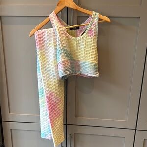 Multicolor Textured Women's Top
